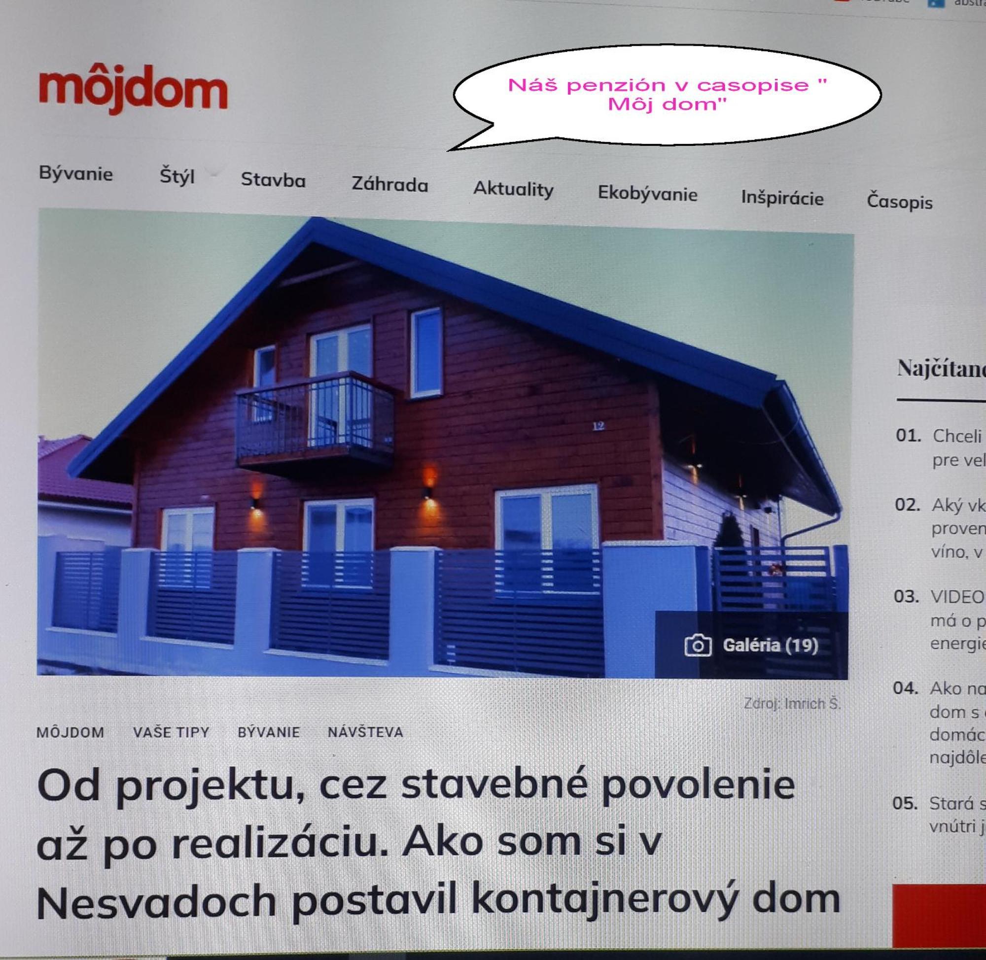 Penzion Florens, Nesvady 外观 照片